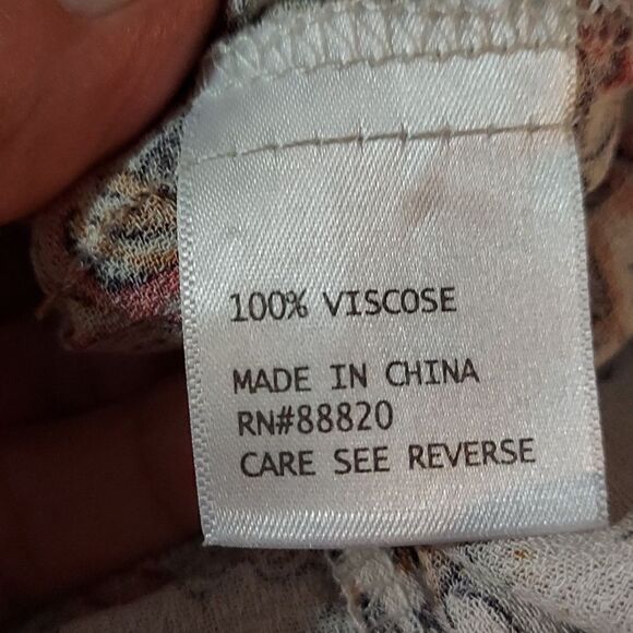 [NWT] Cynthia Rowley Flower Print Ruffle Blouse Size S - Picture 7 of 9